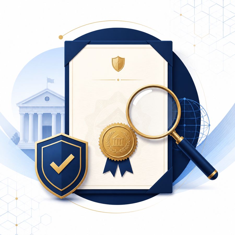 Illustration — Certification & Authentification des actes